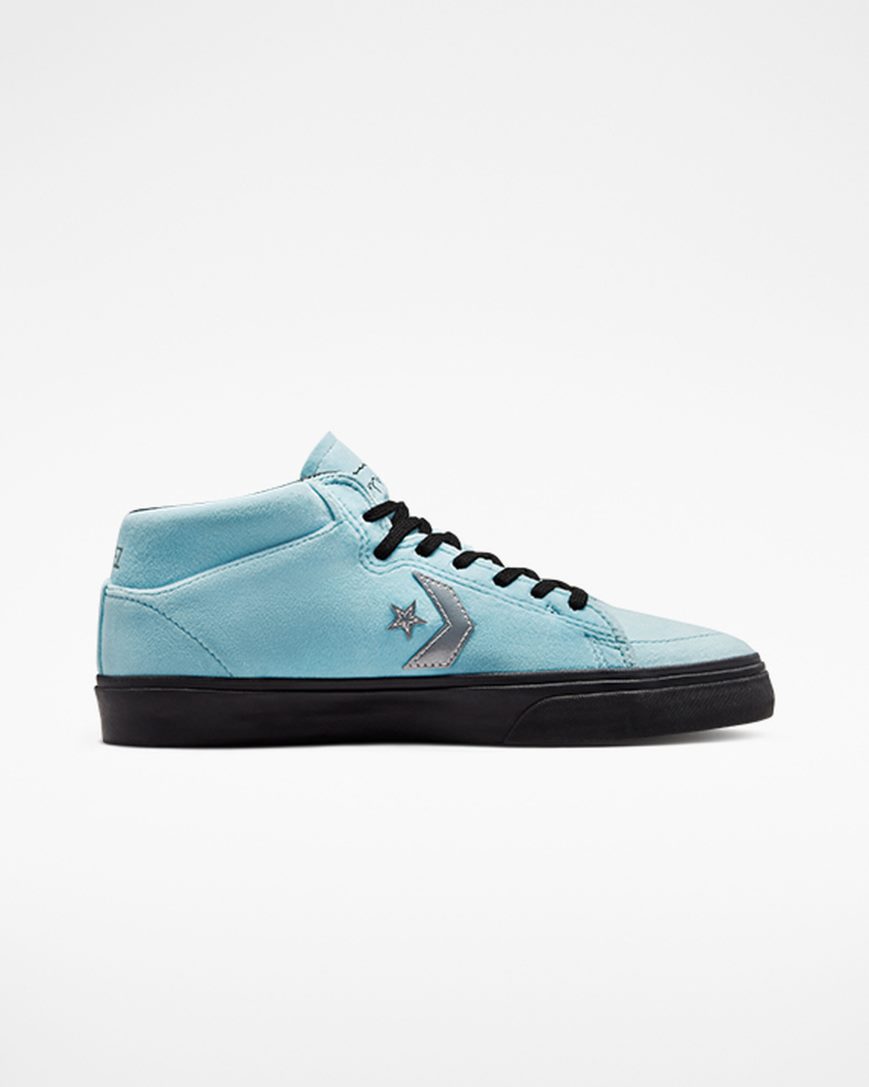 Women\'s Converse Louie Lopez Pro Mid x FA Skate Shoes Blue / Black | AU C3E68C